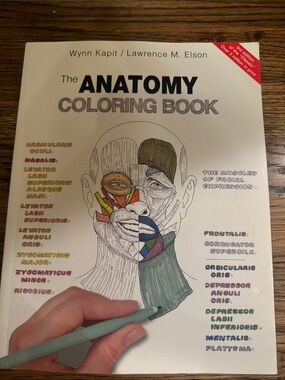 The Anatomy Coloring Book - Illustrated Cover